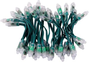 50 RBG LED string off